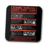 Zombie Survival Quick Start Guide - Coasters