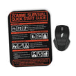 Zombie Survival Quick Start Guide - Mousepad