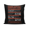 Zombie Survival Quick Start Guide - Throw Pillow