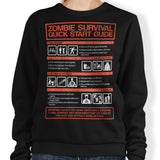 Zombie Survival Quick Start Guide - Sweatshirt