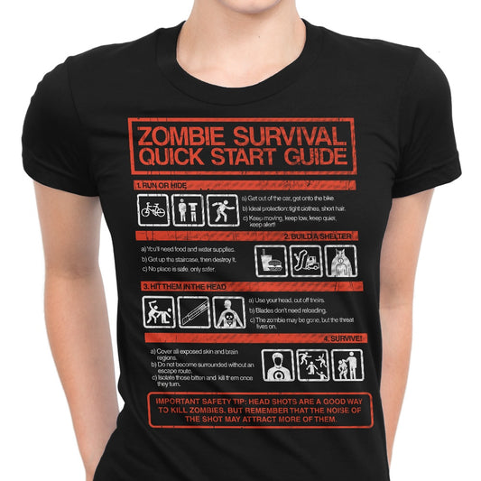 Zombie Survival Quick Start Guide - Women's Apparel