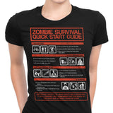Zombie Survival Quick Start Guide - Women's Apparel