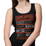 Zombie Survival Quick Start Guide - Tank Top