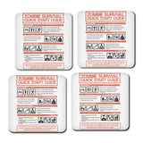 Zombie Survival Quick Start Guide (Alt) - Coasters