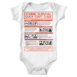 Zombie Survival Quick Start Guide (Alt) - Youth Apparel