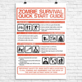 Zombie Survival Quick Start Guide (Alt) - Poster