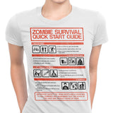 Zombie Survival Quick Start Guide (Alt) - Women's Apparel